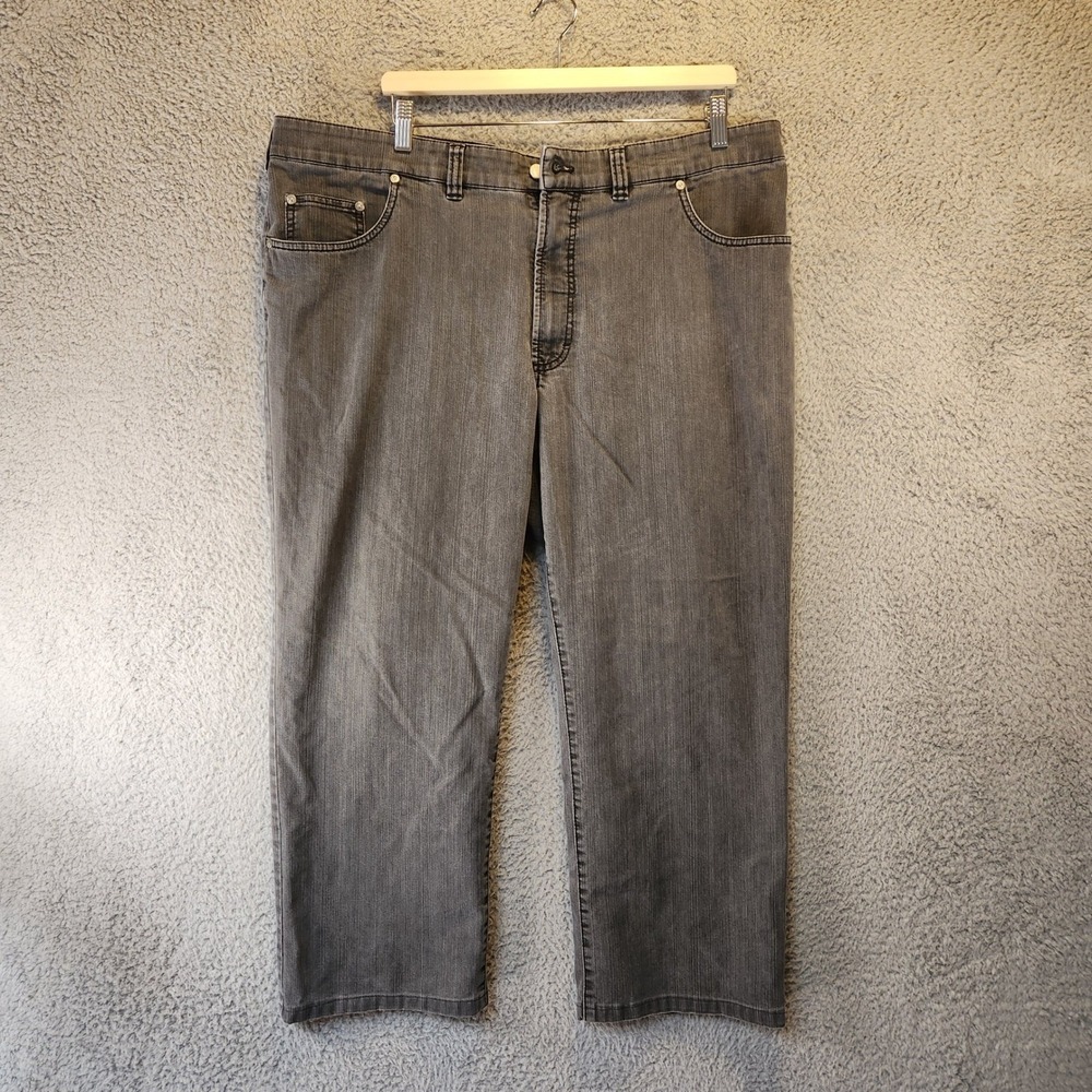 Gardeur Jeans Mens Size 40x26 (Fits 40x25) Gray Denim Straight Leg Streetwear‎